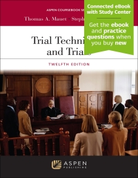 Imagen de portada: Trial Techniques and Trials 12th edition 9798892073356