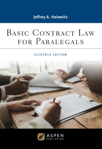 Cover image: Basic Contract Law for Paralegals 11th edition 9798892073523