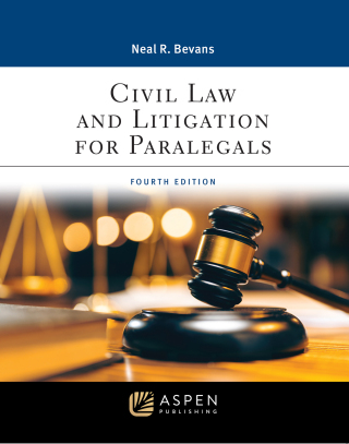 Cover image: Civil Law and Litigation for Paralegals 4th edition 9798892073998