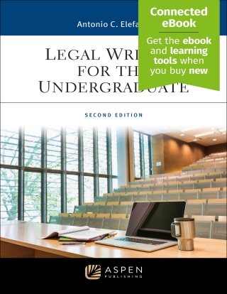 Cover image: Legal Writing for the Undergraduate 2nd edition 9798892074704