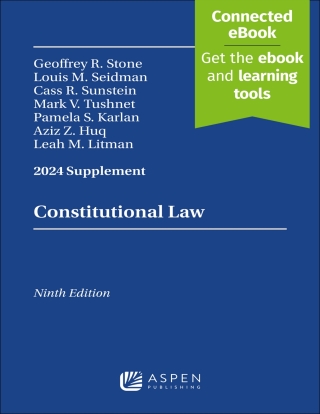 Cover image: Constitutional Law 2024 Case Supplement N/A