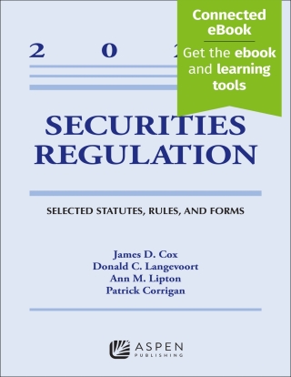 Cover image: Securities Regulation: Selected Statutes, Rules, and Forms 2024 Supplement 9798892077514