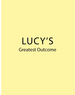 Cover image: Lucy's Greatest Outcome 9798893080681