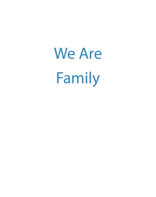 Cover image: We Are Family 9798893152111
