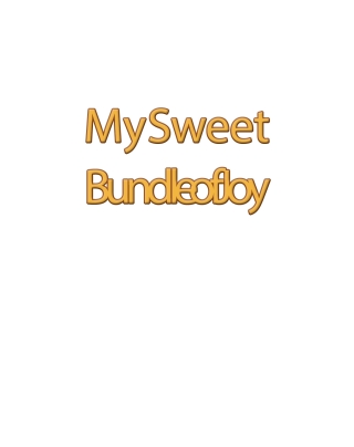 Cover image: My Sweet Bundle of Joy 9798895535370