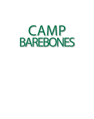 表紙画像: Camp Barebones 9798893158014