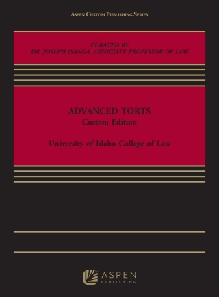 Imagen de portada: Advanced Torts 1st edition 9798894100647