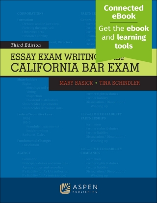 Cover image: Essay Exam Writing for the California Bar Exam 3rd edition 9781543858389