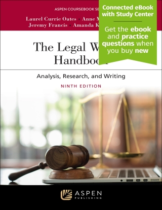 Cover image: The Legal Writing Handbook 9th edition 9798894101477