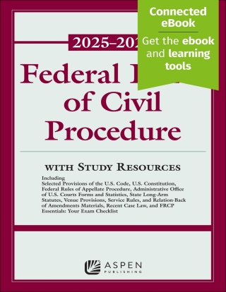 Cover image: Federal Rules of Civil Procedure 2025-2026 9798894103747
