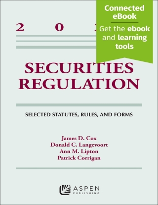 Cover image: Securities Regulation: Selected Statutes, Rules, and Forms 2025 Supplement 9798894107271