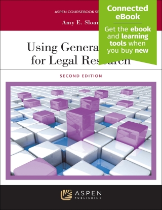 Cover image: Using Generative AI for Legal Research 2nd edition 9798894107899