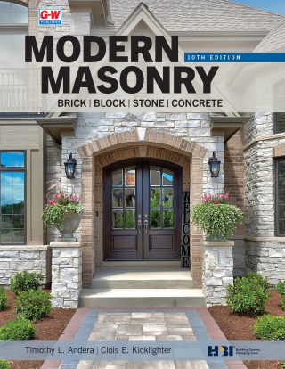 Cover image: Modern Masonry: Brick, Block, Stone, Concrete 10th edition 9798891188174