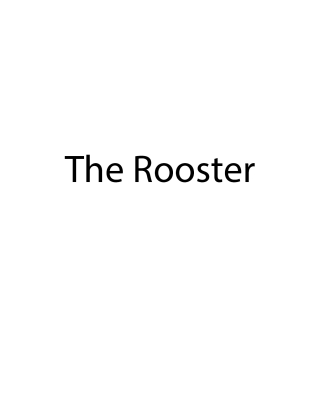 Imagen de portada: The Rooster 9798894856063