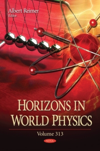 Imagen de portada: Horizons in World Physics. Volume 313 9798891136908