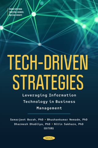 Cover image: Tech-Driven Strategies: Leveraging Information Technology in Business Management 9798895302606