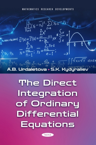 Cover image: The Direct Integration of Ordinary Differential Equations 9798895306901
