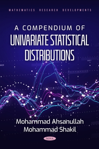Cover image: A Compendium of Univariate Statistical Distributions 9798895307274