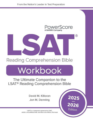 Cover image: PowerScore LSAT Reading Comprehension Bible Workbook 2025-2026 9798895459294