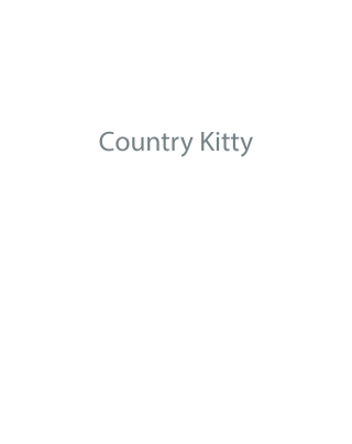 Cover image: Country Kitty 9798895536759