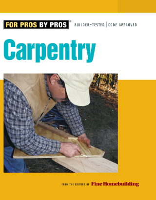 Imagen de portada: Carpentry 9781561589159