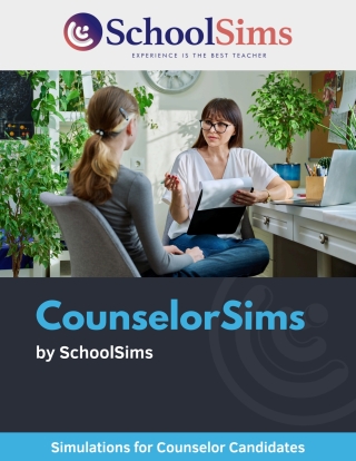 Imagen de portada: CounselorSims 1st edition