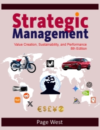 Imagen de portada: Strategic Management: Value Creation, Sustainability, and Performance 8th edition 9798987492130