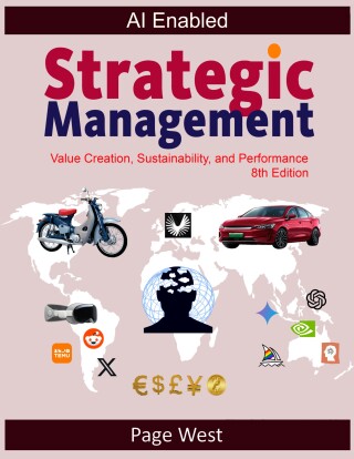 Cover image: Strategic Management: Value Creation, Sustainability, and Performance 8th edition 9798987492130