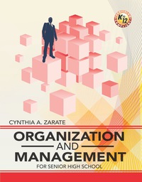 Cover image: Organization and Management For Senior High School 1st edition 9879719804741