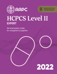 Cover image: 2022 HCPCS Level II Expert 9781646312146