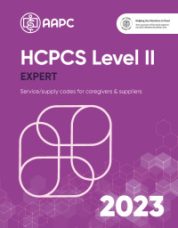 Cover image: 2023 HCPCS Level II Expert 9781646315840