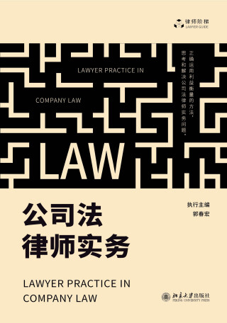 Cover image: 公司法律师实务 1st edition 9787301327562