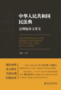 Imagen de portada: 《中华人民共和国民法典》总则编条文要义 1st edition 9787301319055