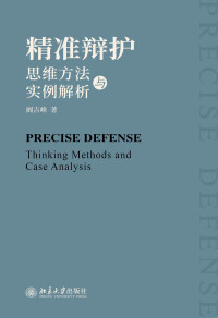 Cover image: 精准辩护：思维方法与实例解析 1st edition 9787301318829