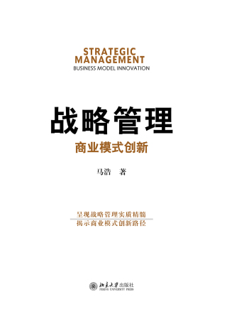 صورة الغلاف: 战略管理：商业模式创新 1st edition 9787301257432