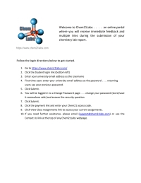 Cover image: Chem21Labs Online Lab Submission Portal 1st edition chem21labsBlinn