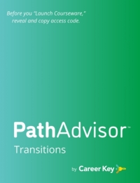 Imagen de portada: PathAdvisor - Transitions by Career Key 25th edition CKT001US