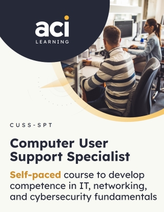 Omslagafbeelding: Computer User Support Specialist: Self-Paced Certification Training Program 1st edition CUSSSPT