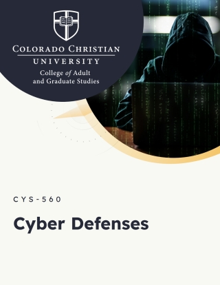 表紙画像: Colorado Christian University - Cyber Defenses 1st edition CYS560