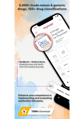 Cover image: DrDrugs®: Drug Guide for Physicians, Mobile App 18th edition skyscape