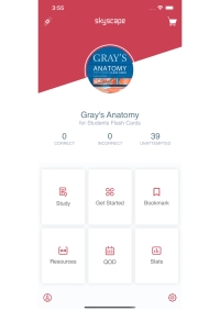 Imagen de portada: Gray's Anatomy for Students Flash Cards, Mobile App 3rd edition 9781455758982