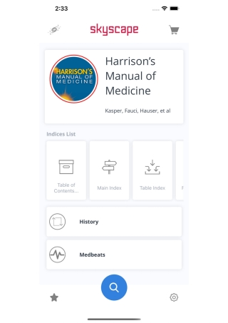Cover image: Harrison's Manual of Medicine, Mobile App 20th edition 9781260455342