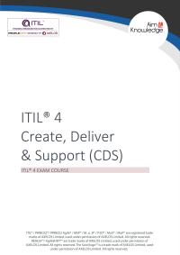 Cover image: ITIL 4: Create, Deliver and Support (CDS) 1st edition ITIL4CDS01