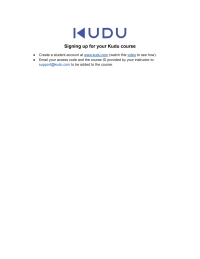 Omslagafbeelding: Kudu Access Code 1st edition KUDU20230901