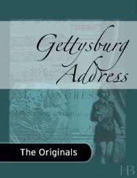 Cover image: Gettysburg Address