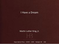 Cover image: I Have a Dream