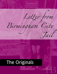 Cover image: Letter from Birmingham City Jail