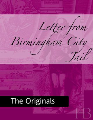 Immagine di copertina: Letter from Birmingham City Jail