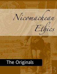Cover image: Nicomachean Ethics