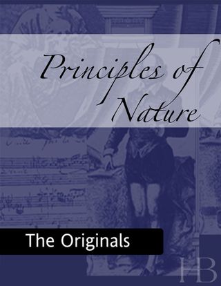 صورة الغلاف: Principles of Nature